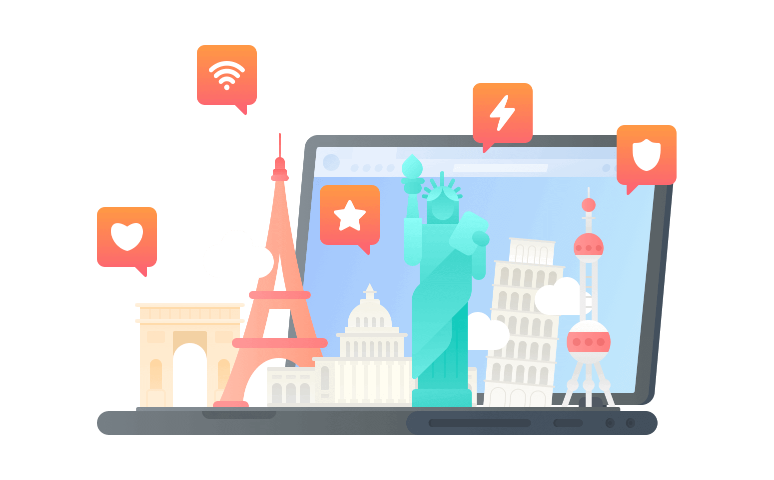 在直布罗陀连接到中国的软件 - 华人VPN